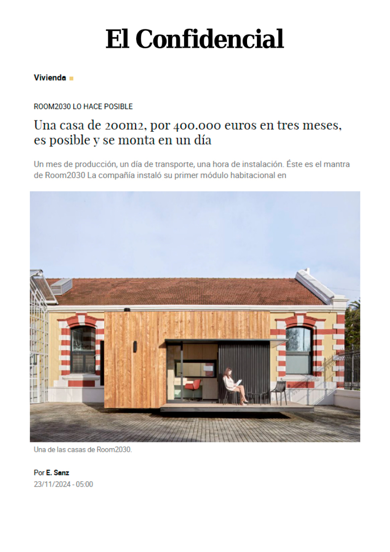 ROOM 2030 en El Confidencial online