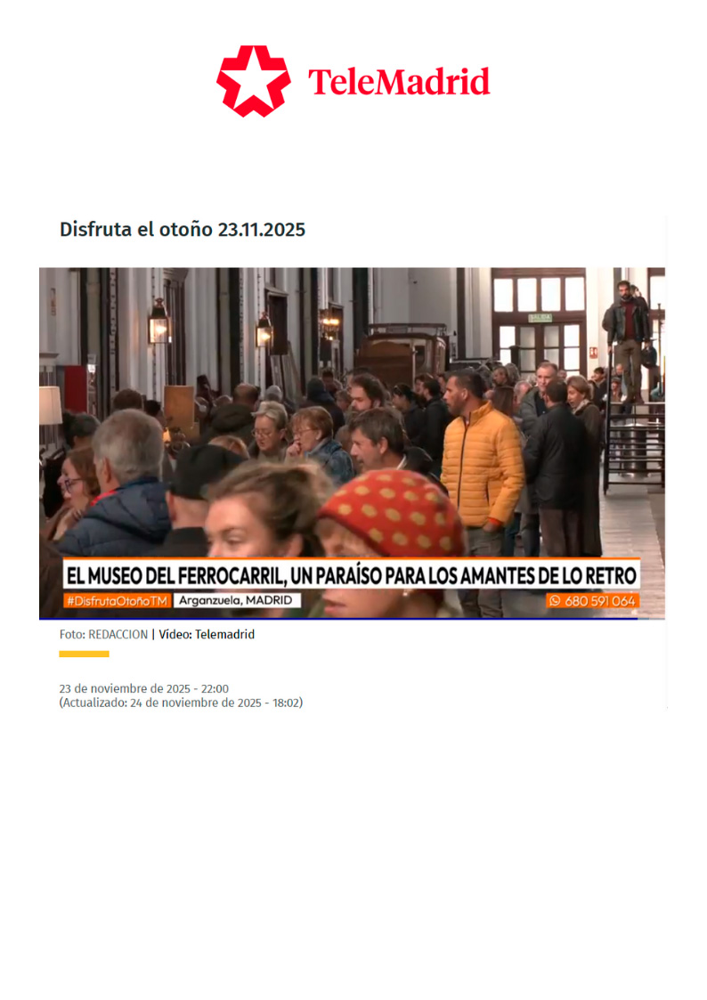 Brocante en Telemadrid TV