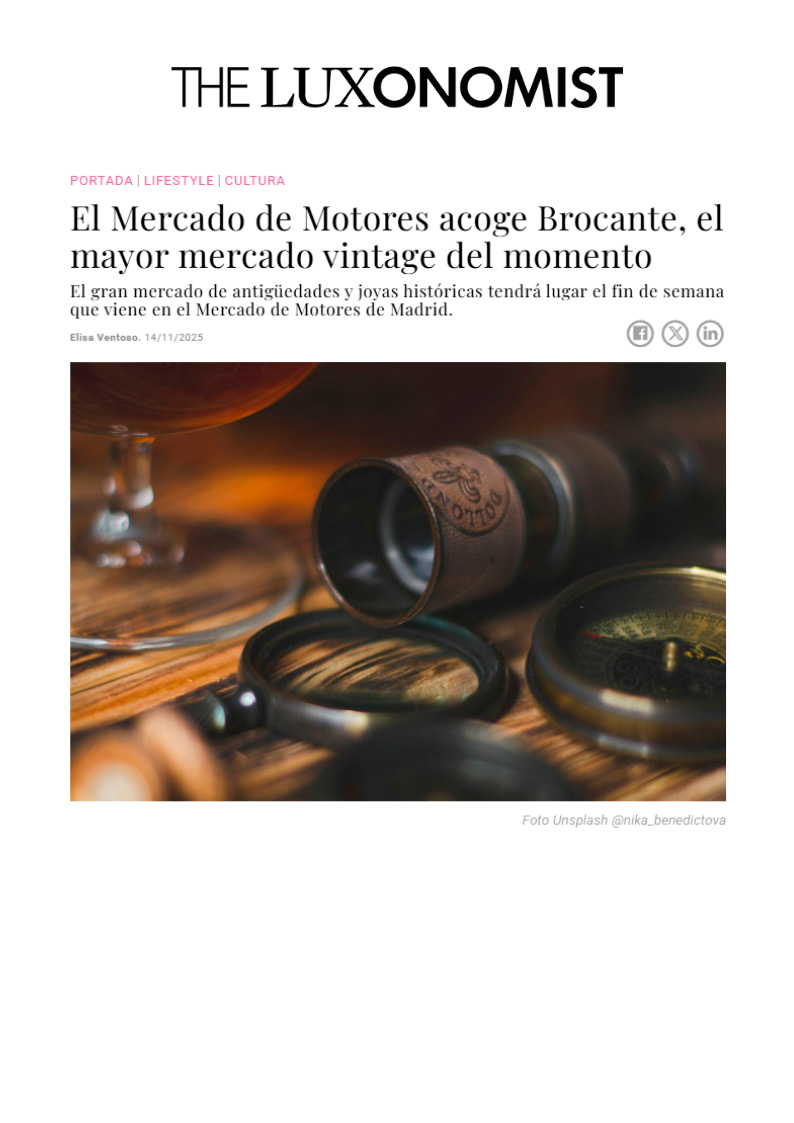 Brocante en The Luxonomist online