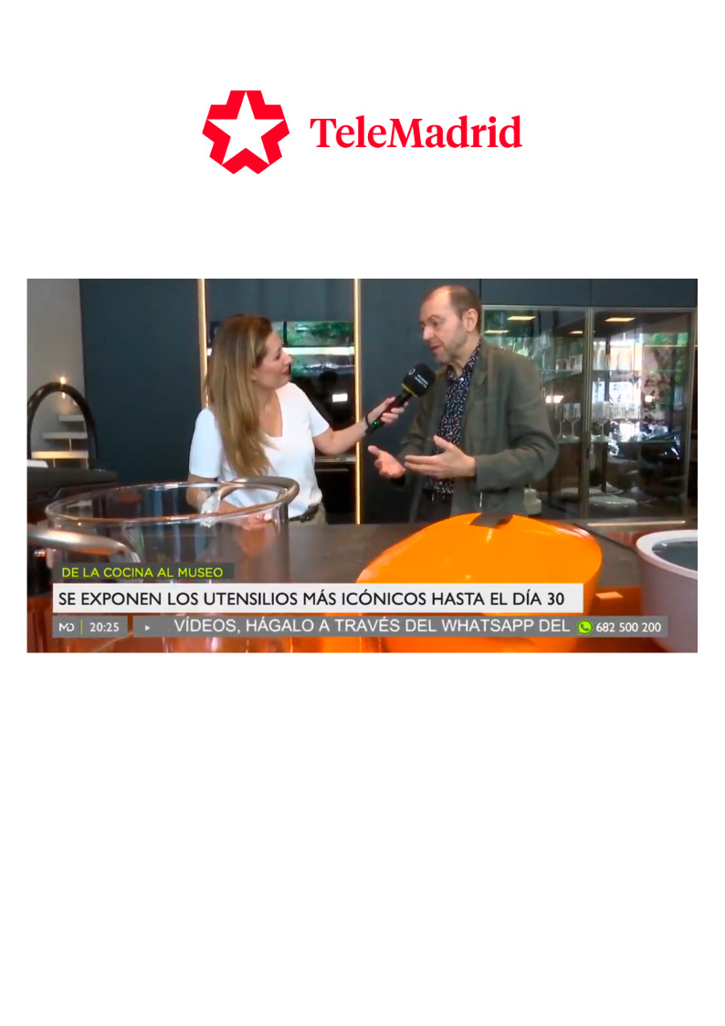 ICONNO exposición Juli Capella en Telemadrid