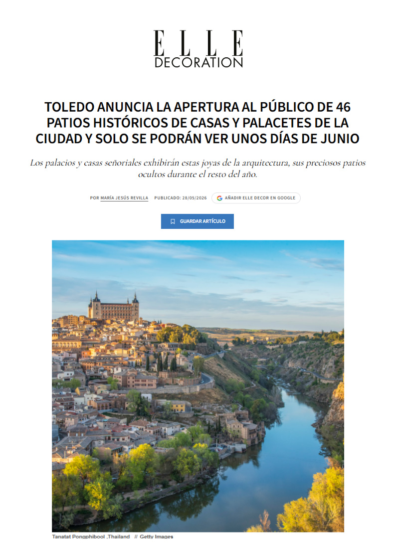 Consorcio de Toledo en ELLE Deco