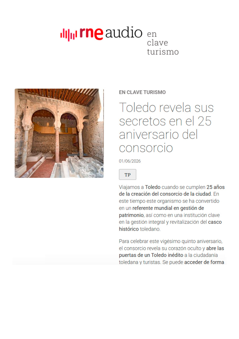 Consorcio de Toledo en RNE